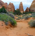 Free Rocks And Desert Arches NP Royalty Free Stock Photography - 2152377