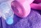 Free Dumbbells On Towel 2 Stock Images - 2157854