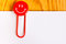 Free Close Up Of A  Red Paper Clip And White Paper Royalty Free Stock Image - 21721946