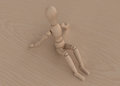Free Mannequin Sitting On Wood Stock Photos - 2190043