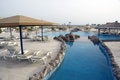 Free Resort Pools At A Sunrise Royalty Free Stock Photo - 2190215