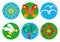 Free Spring Icons Color Stock Photos - 2195843