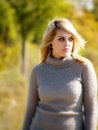 Free Blonde Model Outside Royalty Free Stock Photography - 2205447
