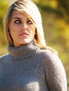 Free Blonde Model Outside Royalty Free Stock Image - 2205486