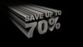 Free SAVE UP TO 70 TOP VIEW Royalty Free Stock Photography - 2205737