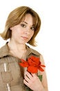 Free Girl With The Flower Royalty Free Stock Images - 2207169