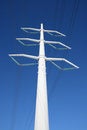 Free White Power Tower And Sky Royalty Free Stock Photo - 2211065
