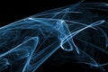 Free Chaotic Icy Blue String Stock Photography - 2211472