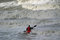 Free Canoe In Wild Water Royalty Free Stock Image - 2215176