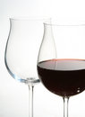 Free Two Wine Glasses With Red Wine Stock Image - 2222601