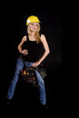 Free Sexy Blond Construction Worker Stock Image - 2222951