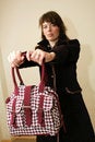 Free Girl With Handbag Royalty Free Stock Photo - 2226335