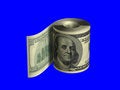 Free Roll Of Dollars Royalty Free Stock Image - 2226456