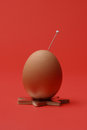 Free Egg With Needle Stock Photography - 2236702