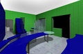 Free 3D Rendering Of An Office Royalty Free Stock Photos - 2238498