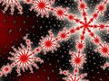 Free Fractal - Red Stars Royalty Free Stock Photography - 2242197