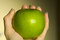 Free Hand Holding Apple Stock Photography - 2250592
