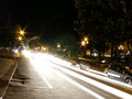 Free Wake Of The Car Lights. Royalty Free Stock Photo - 22503445