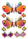 Free Multicolored Butterflies Stock Image - 2268471