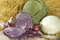 Free Three Cabbage Heads Stock Image - 2279801