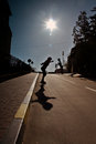 Free Practicing Roller-skater Royalty Free Stock Photos - 2282868