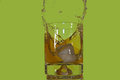 Free Aperitif Glass With Splashes Royalty Free Stock Photo - 2289235