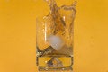 Free Aperitif Glass With Splashes Stock Image - 2289241
