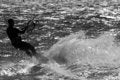 Free Lone Kite Surfer Royalty Free Stock Images - 2303999