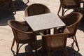 Free Empty Restaurant Table Stock Image - 2304461