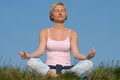 Free Practicing Yoga In Nature Royalty Free Stock Image - 2307016