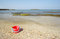 Free Empty Beach With Sand Toy Stock Photography - 2304702