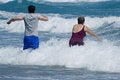 Free Fighting The Waves Stock Photography - 2311942