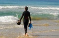 Free Surfer Looking Out At The Surf Stock Photos - 2313643