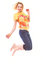 Free Girl Jumping Of Joy Royalty Free Stock Photography - 2318967