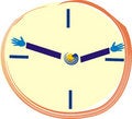 Free Arms In The Watch Royalty Free Stock Image - 2323266
