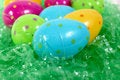 Free Spotted Plastic Easter Eggs Stock Images - 2329624