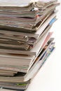 Free Stack Of Magazines Vertical Royalty Free Stock Photography - 2354937