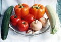 Free Vegetables On A Plate Stock Image - 2359991