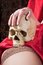 Free Girl With Skull Stock Photo - 2353800