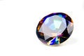 Free Mystic Topaz Faceted Gemstone Isolated On White Royalty Free Stock Image - 23586946