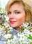 Free Beatiful Girl With Cherry Flow Royalty Free Stock Photos - 2360018