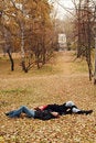 Free Sleep On Ground Stock Photography - 2371422