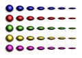Free Circle Button Set Stock Photo - 2378120