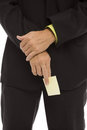 Free Businessman Holds A Note Stock Image - 2386261