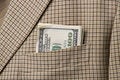 Free Money In A Pocket Stock Photography - 2391352