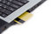 Free Credit Card Inserted In Laptop Stock Photos - 2400943