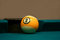 Free Nine Ball By Side Pocket Stock Image - 2414581