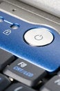 Free Power-Button Of A Laptop Royalty Free Stock Photos - 2422748