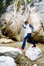Free Little Waterfall Royalty Free Stock Photo - 2432365