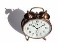 Free Bronze Vintage Alarm Clock Royalty Free Stock Photography - 2458367